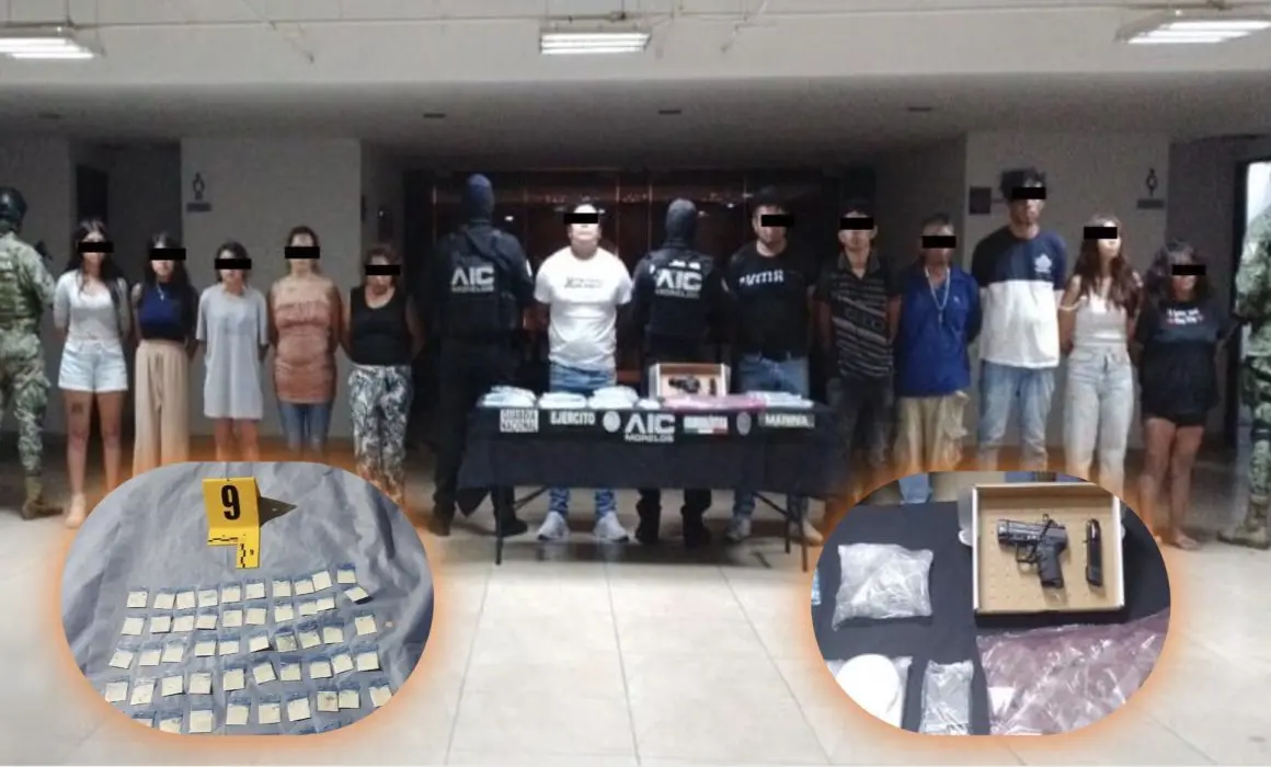 12 personas fueron detenidas por la Semar en Jiutepec, Morelos