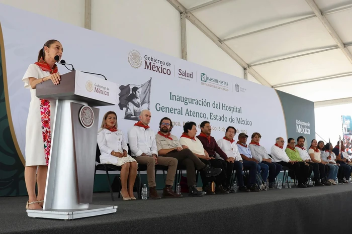 A 19 AÑOS DE LA REPRESIÓN AL PUEBLO DE ATENCO, PRESIDENTA CLAUDIA SHEINBAUM INAUGURA HOSPITAL GENERAL “FRANCISCO ALTAMIRANO NÚÑEZ” DEL IMSS BIENESTAR EN SAN SALVADOR ATENCO