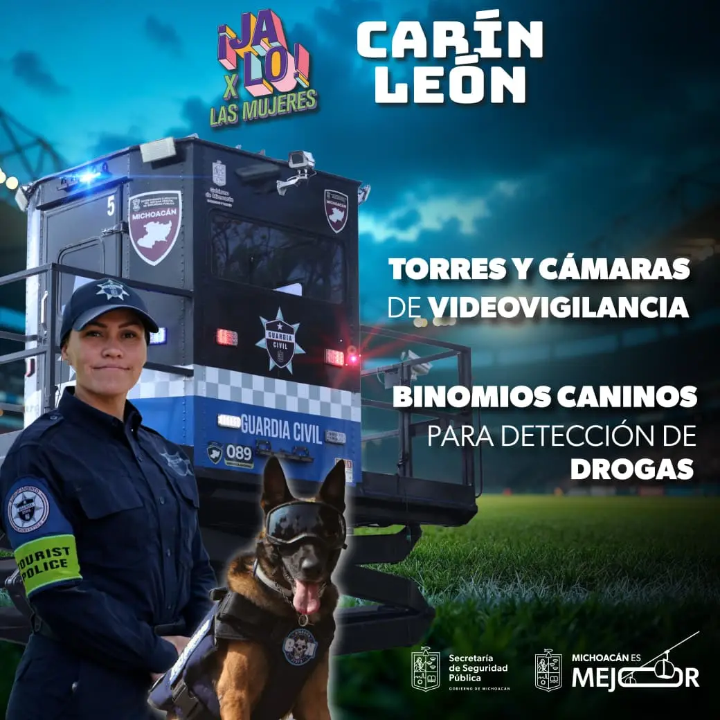 ¡A disfrutar sin preocupaciones! Listo operativo para ver a Carín León: SSP