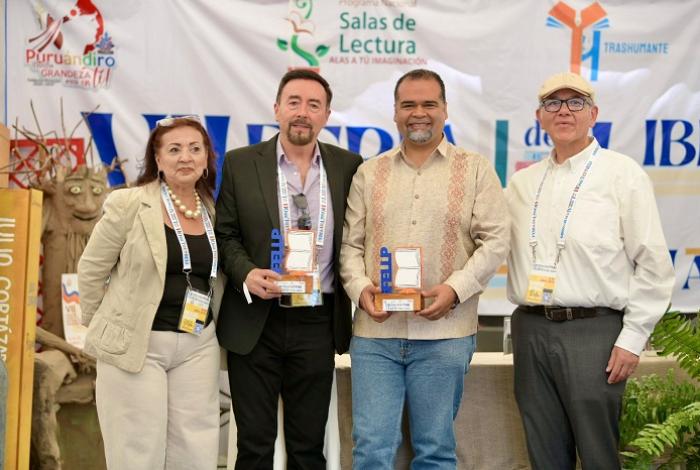“A través de la cultura y la lectura, también se construye la paz”: Víctor Vázquez en la Feria del Libro en Puruándiro