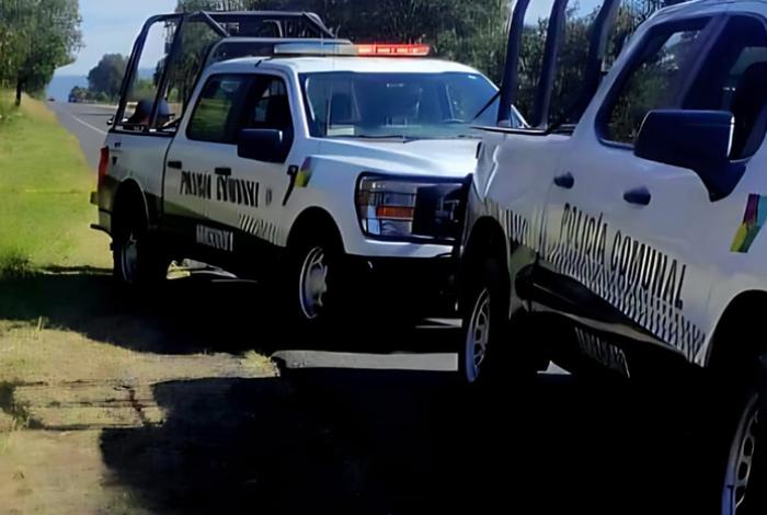Abandonan a una pareja ejecutada en una carretera de Tangamandapio