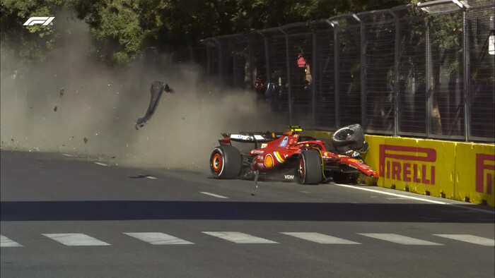 ¡Accidente a una vuelta del cierre deja fuera del podio a Checo Pérez¡