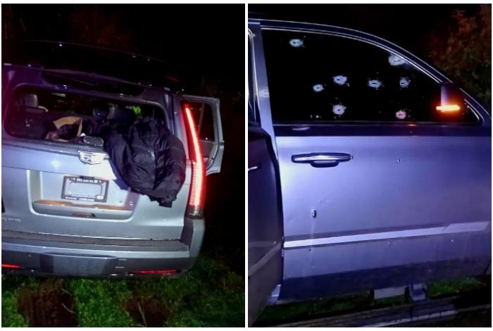 Acribillan a pareja en Salvador Escalante; camioneta Cadillac con impactos de arma de fuego