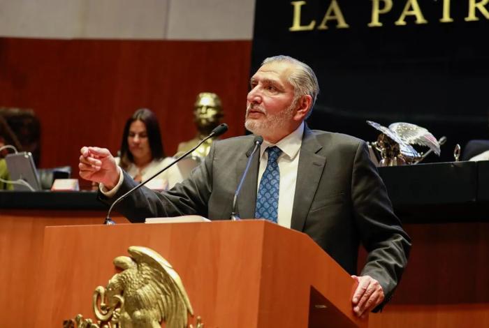 Adán Augusto López niega conocer grabaciones contra la presidenta Sheinbaum