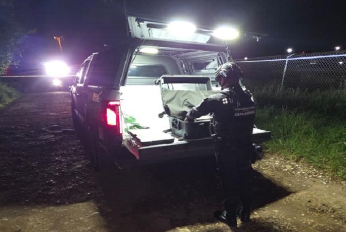 Agentes de la SSP y Ejército desactivan 3 explosivos para ser lanzados desde drones, en Uruapan