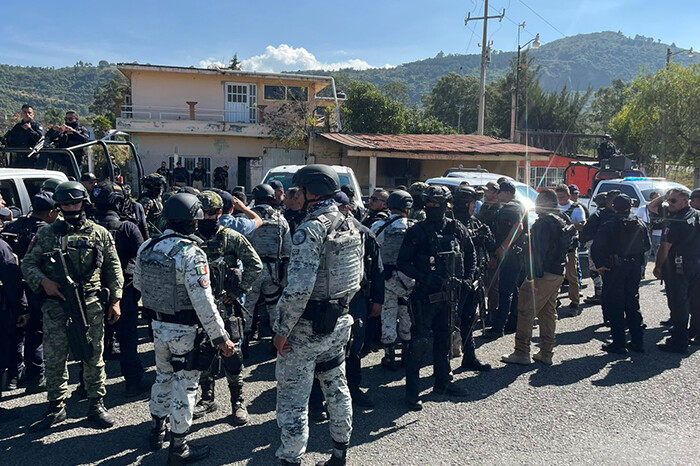 Agentes federales refuerzan acciones operativas en Zinapécuaro