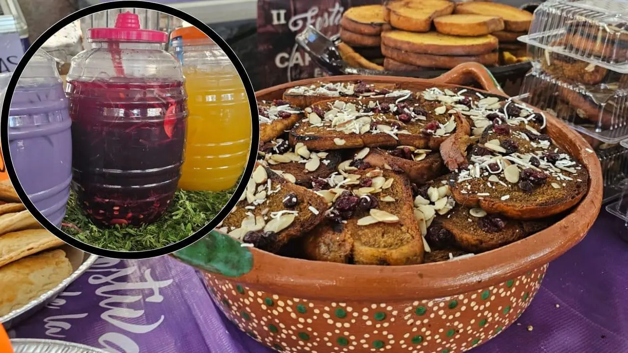 Agua de Cuaresma, presente solo en el Festival de la Capirotada y la Empanada