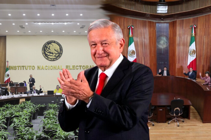 Ahora sí, reconoce AMLO al INE y el Tribunal Electoral por ratificar a ‘pluris’ de Morena y aliados