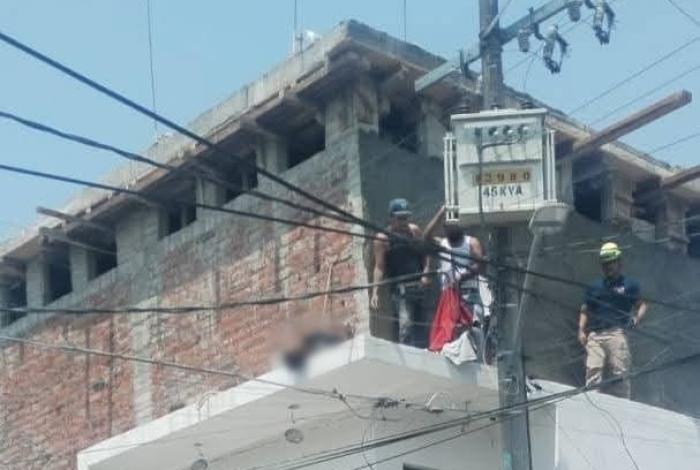 Albañil sufre descarga eléctrica mientras laboraba en inmueble de la colonia Ramírez