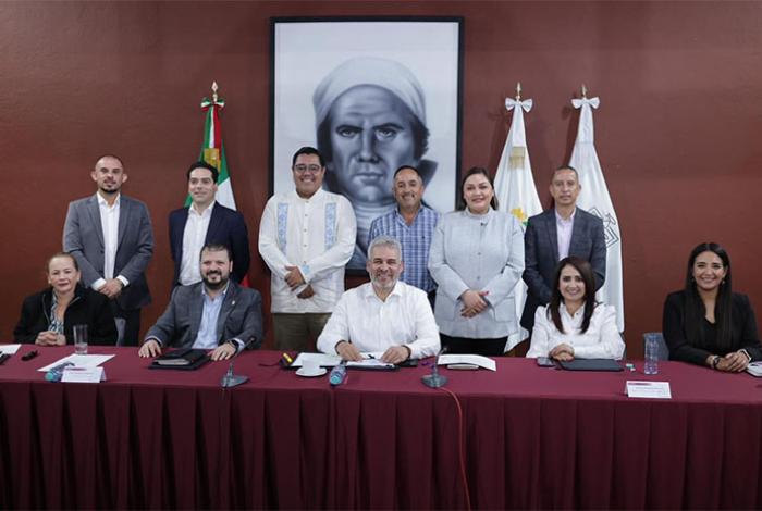 Alcaldes de Movimiento Ciudadano se reúnen con Bedolla en el marco del Plan Michoacán