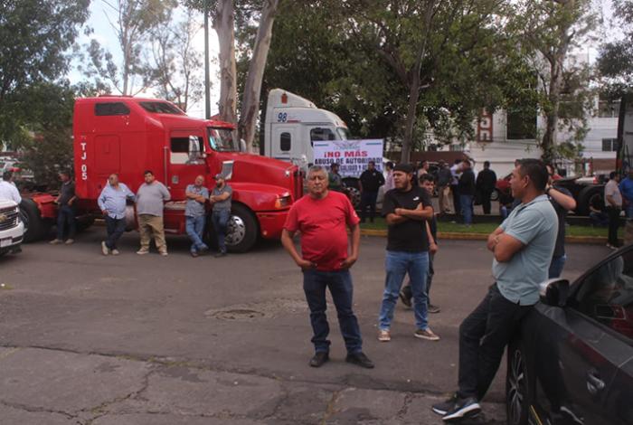 Alcanzan acuerdos FGR y transportistas de carga federal tras protesta pacífica en Morelia