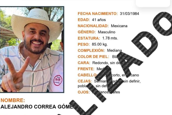 Alejandro Correa, exedil de Zinapécuaro, localizado tras cuatro días desaparecido: FGE