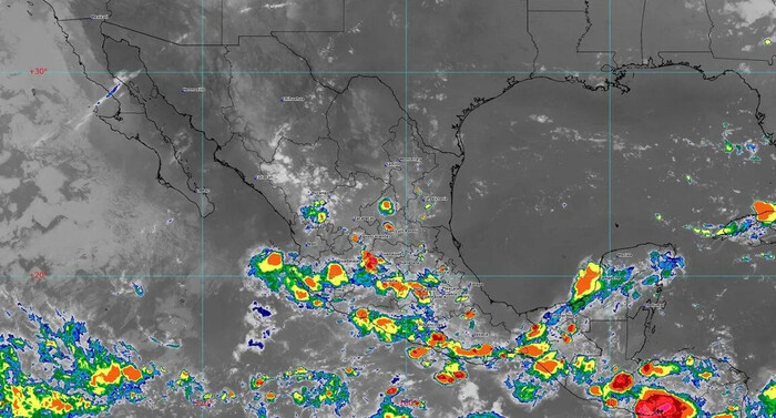 Alerta de Lluvias Fuertes a Intensas en México para Mañana