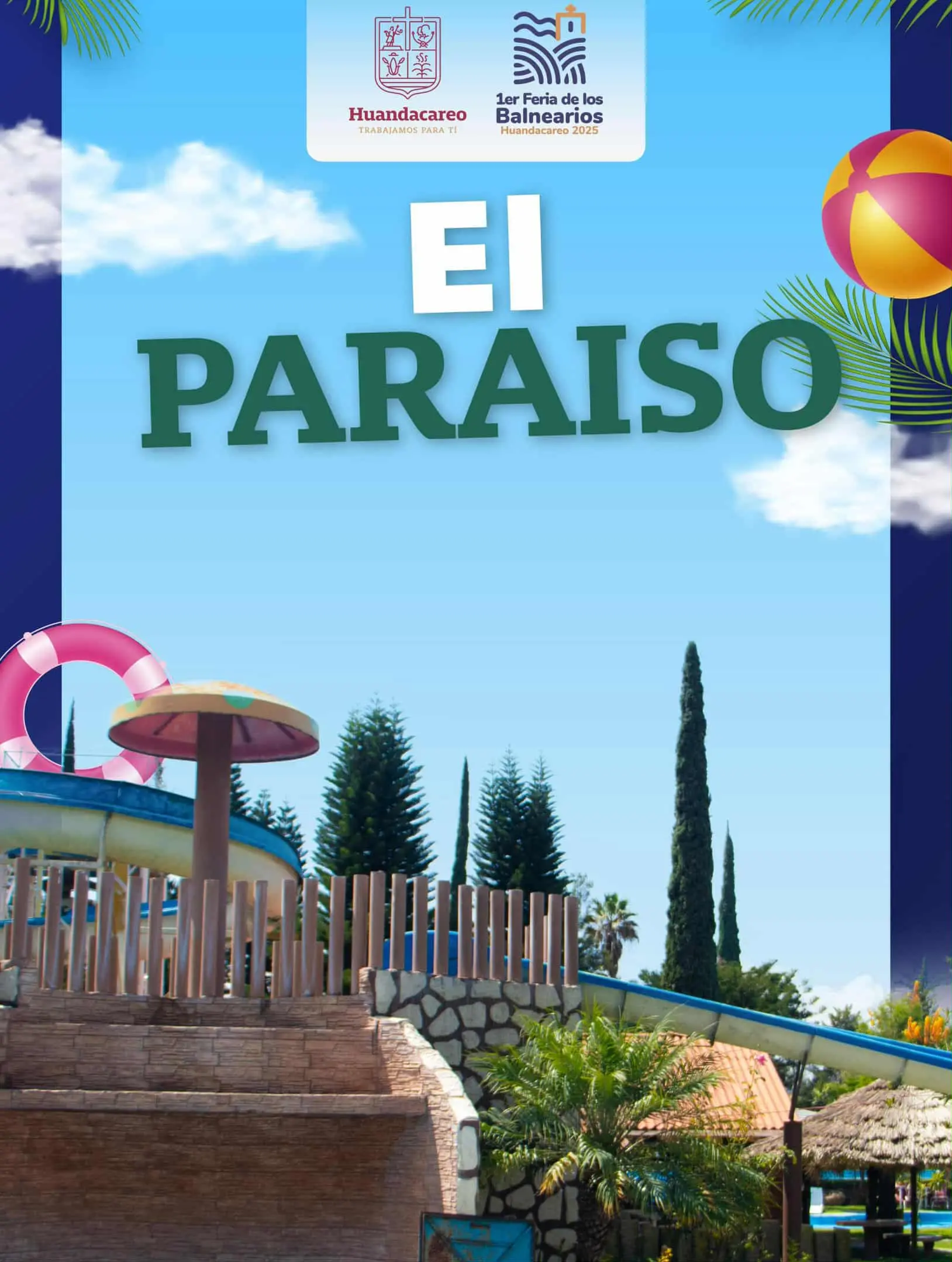 Alexis Velázquez invita a disfrutar del Balneario El Paraíso en la 1er Feria de los Balnearios de Huandacareo