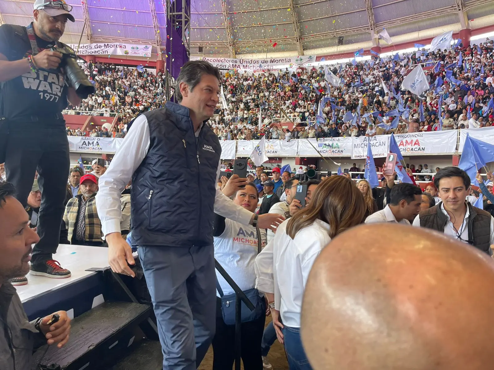 *Alfonso Martínez asiste al encuentro civil  “Ama Michoacán”* 