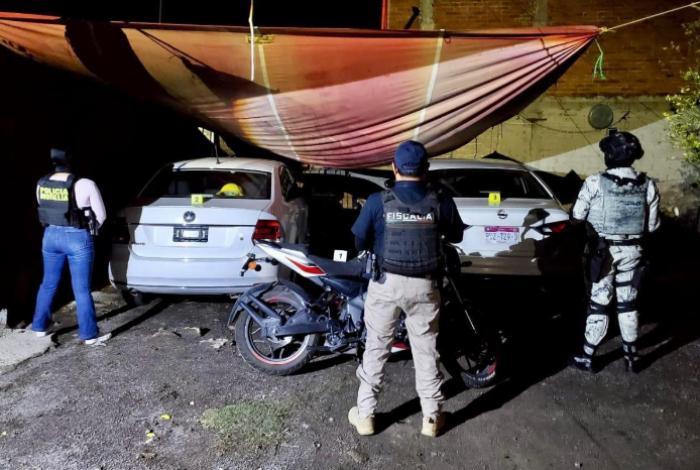 ¿Alguno es tuyo? FGE ejecuta cateo en Tarímbaro y recupera siete vehículos con reporte de robo