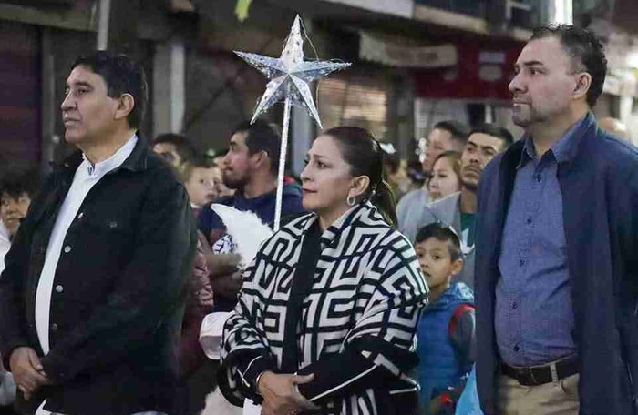 Alma Mireya González da inicio a las posadas en Quiroga