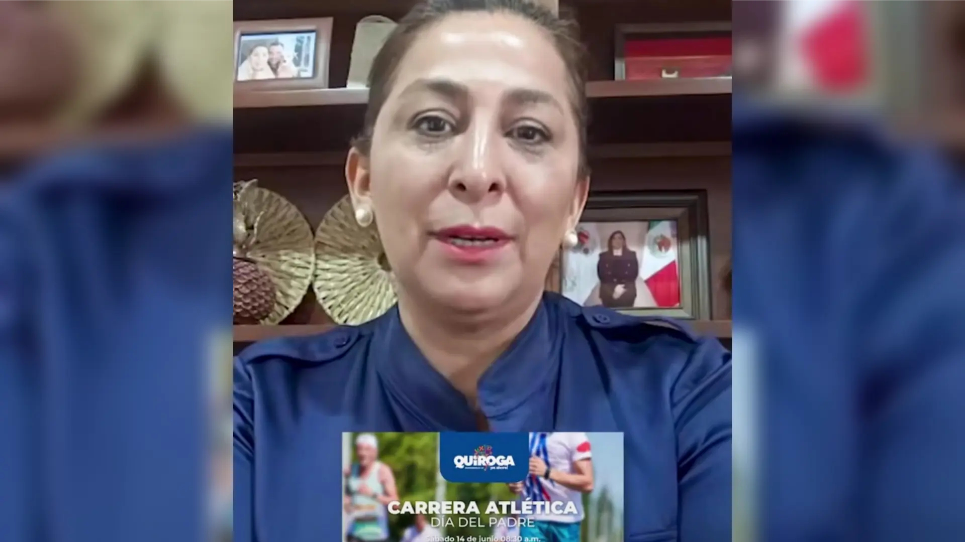 Alma Mireya González invita a celebrar el Día del Padre y participar en carrera atlética el próximo sábado