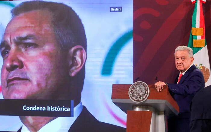 AMLO afirma que García Luna aceptó su culpabilidad en narcotráfico