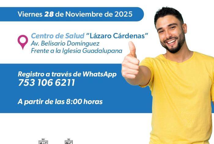 Anuncia SSM jornada gratuita de vasectomía sin bisturí en Lázaro Cárdenas