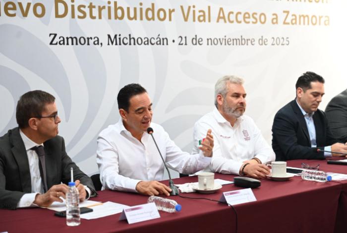 Anuncian modernización de la Carretera El Sauz–La Rinconada y nuevo Distribuidor Vial de Acceso a Zamora