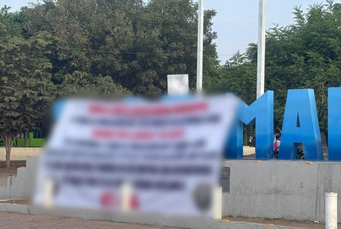 Aparece narcomanta en Buenavista