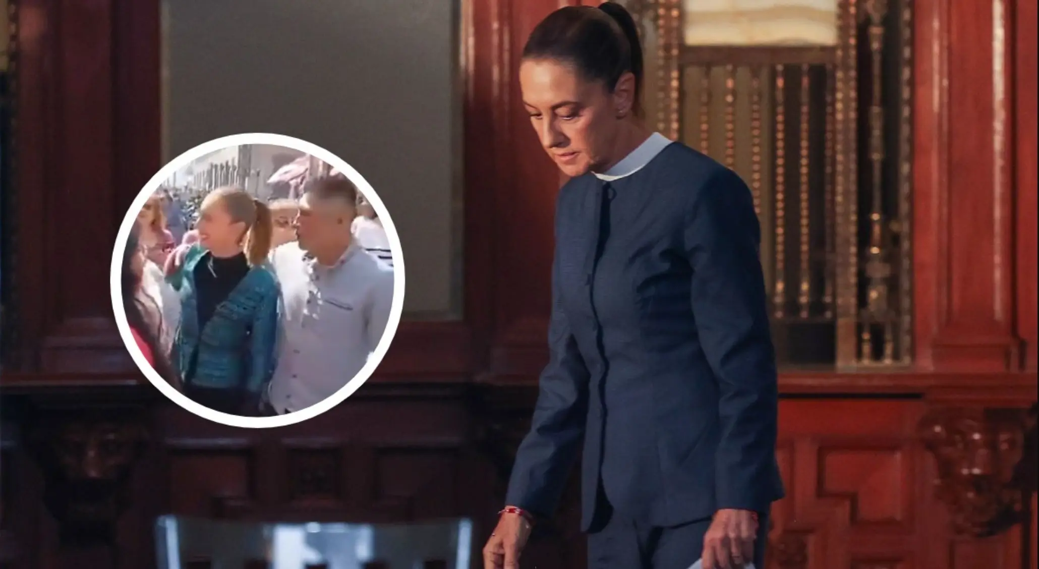 Aprehenden a sujeto que acosó a la mandataria Claudia Sheinbaum