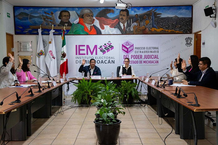 Aprueba el IEM listas preliminares de candidaturas a la elección judicial