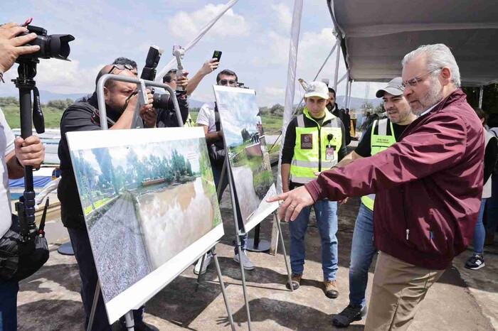 Arranca Bedolla rehabilitación del muelle general del lago de Pátzcuaro