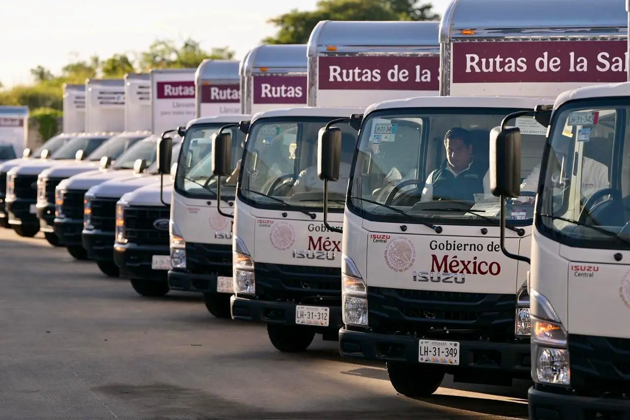 Arrancan Rutas de la Salud: Se abastecerán 15 millones de medicamentos e insumos a más de 8 mil unidades médicas del IMSS Bienestar