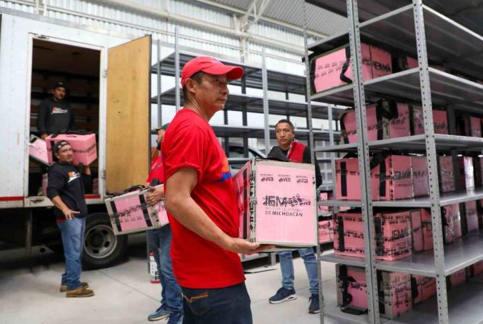 Arriban 6,447 Paquetes Electorales a la bodega central del IEM