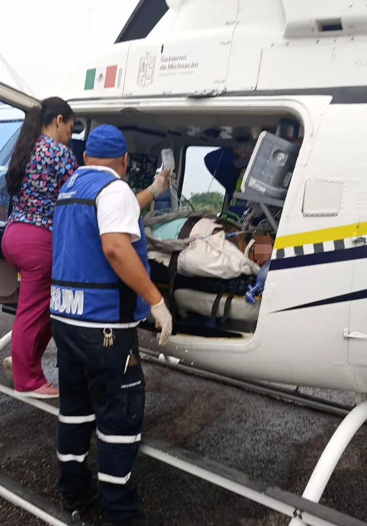 Arriban lesionados de Coahuayana a hospitales de Ciudad Salud; Gobierno de Michoacán garantiza atención inmediata