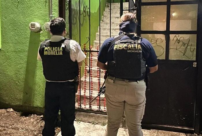 Asegura FGE 2 mil dosis de narcótico y detiene a dos personas tras cateos en Morelia