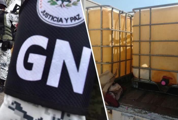 Aseguran casi 900 mil litros de hidrocarburos y cerca de media tonelada de metanfetamina en Tabasco y Jalisco