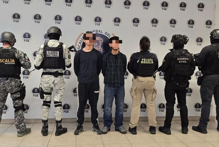 Aseguran laboratorio clandestino y detienen a dos personas en operativo en Morelia