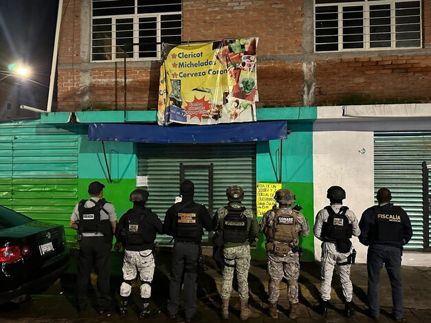 Aseguran máquinas tragamoneadas y drogas en Villas del Pedregal