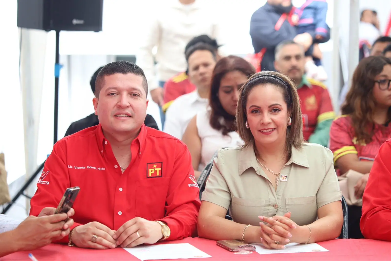Asiste Vicente Gómez a reunión de la Comisión Ejecutiva Estatal del PT