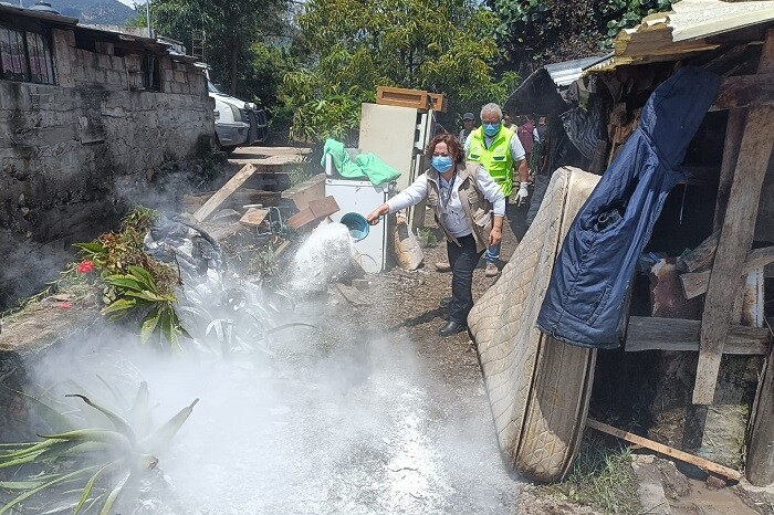 Atienden afectaciones por lluvias en 200 hogares de Tuxpan