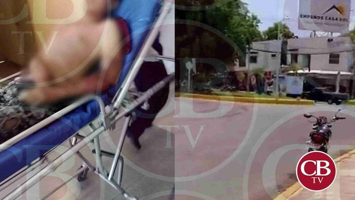 Auto atropella a motociclista en Apatzingán y huye