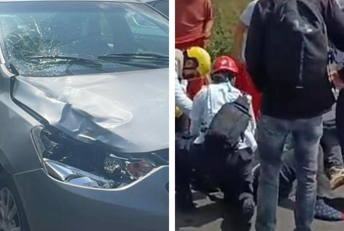Automovilista atropella a estudiante normalista que “boteaba” en la Morelia-Pátzcuaro