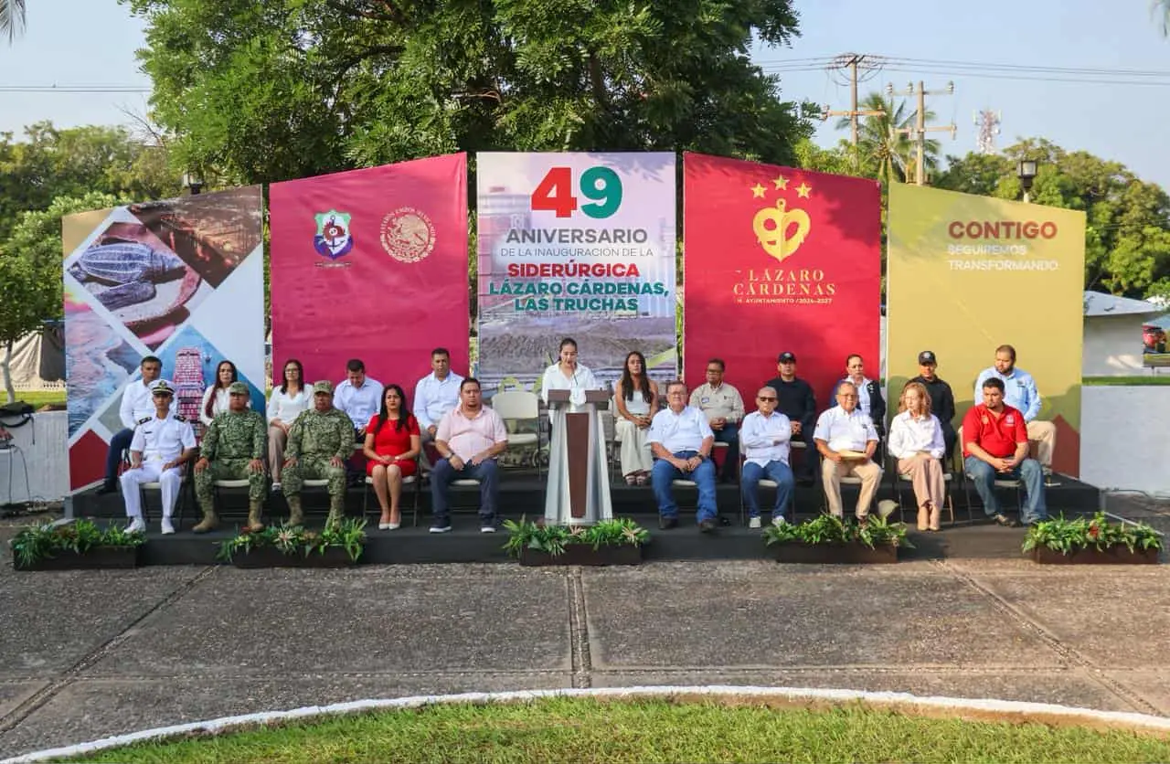 Autoridades Conmemoran 49º Aniversario de la Inauguración de Sicartsa