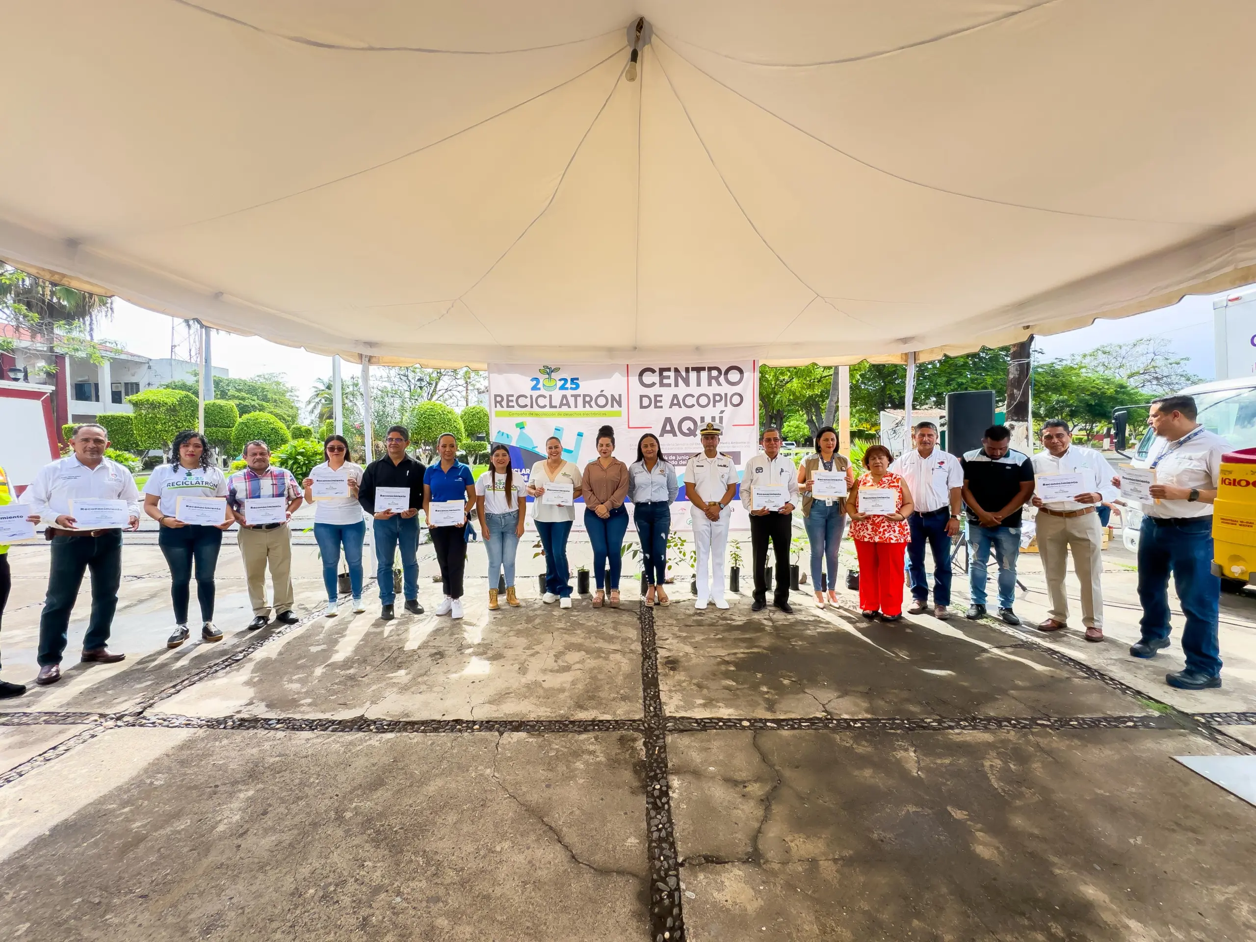 Autoridades Municipales Inauguran Reciclatron 2025