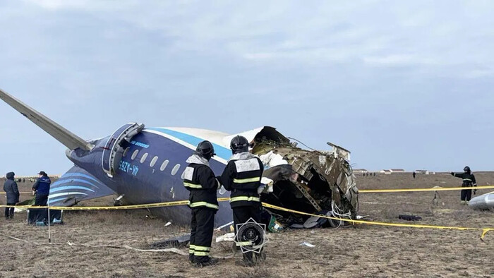 Avión de Azerbaijan Airlines fue derribado por misil Ruso: Azerbaiyán