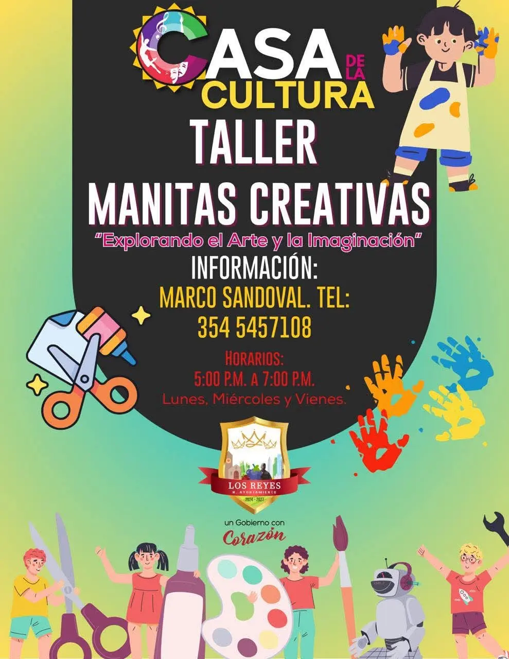 Ayuntamiento de Los Reyes impulsa la creatividad infantil con nuevo taller gratuito