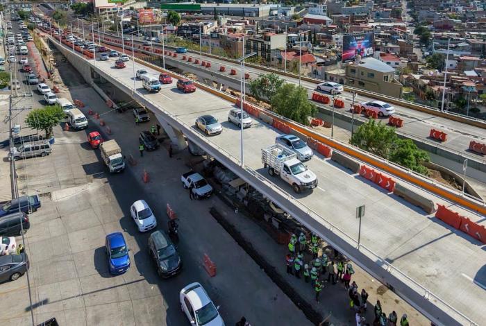 Bajo puente Eréndira, 6 mil m² de espacio público recuperado: Bedolla