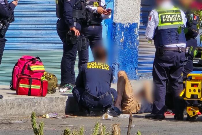 Balean a hombre en la colonia Wenceslao Victoria, Morelia