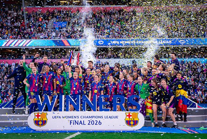 Barcelona conquista su cuarta Liga de Campeones femenil; golea 4-0 al Lyon