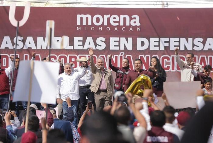 Bedolla llama a cerrar filas en apoyo a la presidenta Claudia Sheinbaum