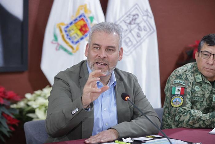 Bedolla: Noviembre, el mes con menos homicidios dolosos en los últimos 10 años