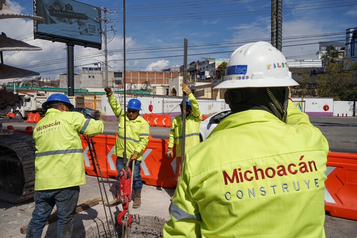 Blindada, obra pública en Michoacán